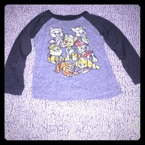 EUC-Paw Patrol Long sleeve baseball tee ⚾️